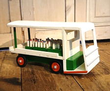 RARE LARGE VINTAGE WOODEN MILK