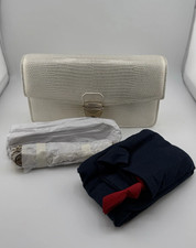 Aspinal of London Mayfair 2 Clutch Bag in Oyster Lizard- RRP£395