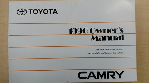 1996 toyota camry owner - toyota,