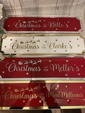 PERSONALISED CHRISTMAS SIGN