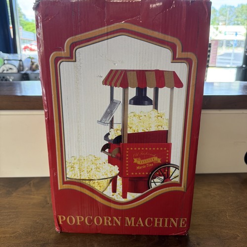 Vintage style popcorn - popcorn, machine