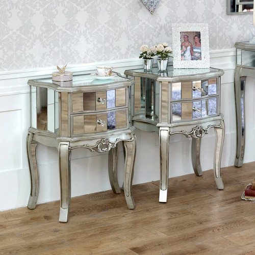 Pair mirrored venetian - pair,