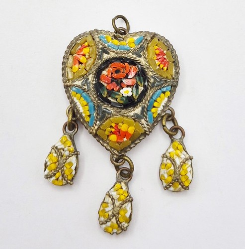 Antique italian micro mosaic - micro,
