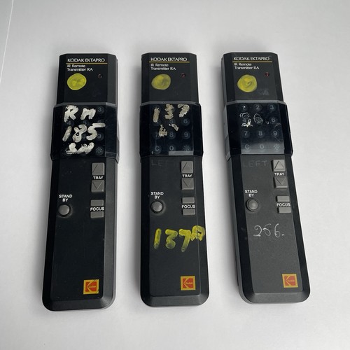 Kodak ektapro remote controls - kodak,
