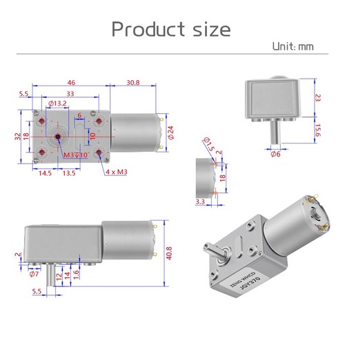 Jgy 370 worm - worm, dc