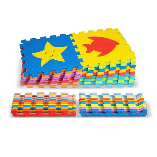 Baby play mat - baby, animals