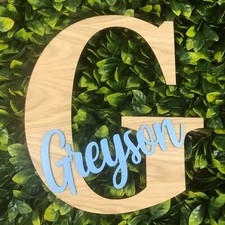 Large Wooden Personalised Kid