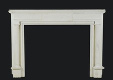 Antique Federal White Wooden