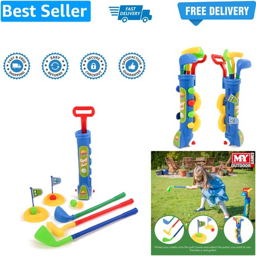 Childs junior golf caddy - caddy, set