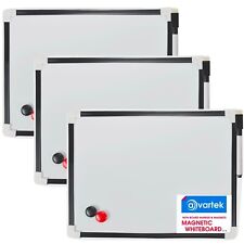 3PK A4 Dry Wipe Magnetic Mini Office Whiteboard Notice Memo White Board Eraser