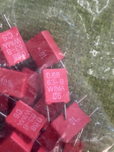 Vintage wima capacitor 68uf - vintage,