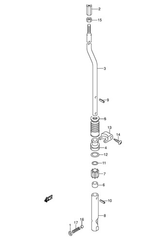 Suzuki genuine pin dt65 marine - dt65,