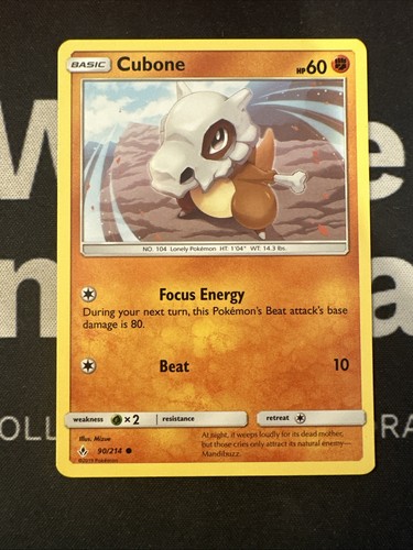 Pokemon cubone 214 - 90/214,