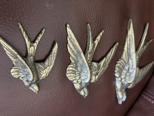 Vintage Set Of 3 Brass Flying