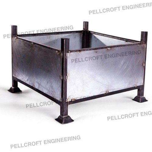 Scaffold stillage bin post - bin,