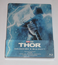Thor Trilogy 3 Movie Collection Blu Ray Steelbook - Spanish Spain Sealed Limited