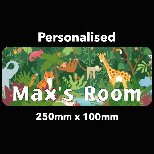 Personalised sign jungle - personalised, theme