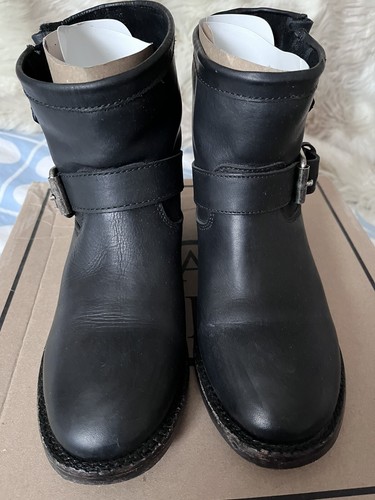 Ash vegas black leather ankle - ash,