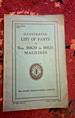 Rare illustrated 1920 parts - 1920's,