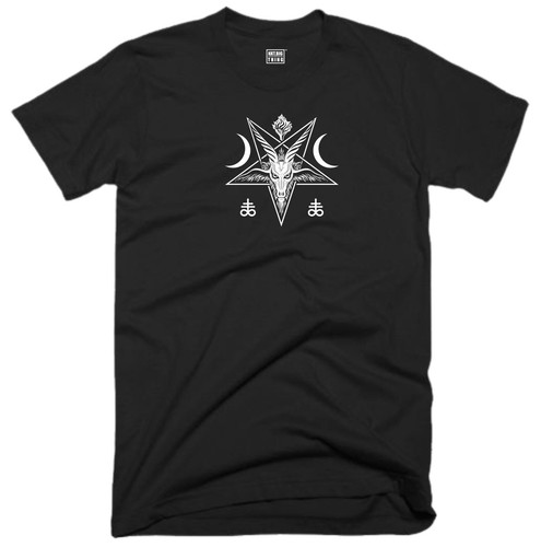 Goat head skull shirt - head, t