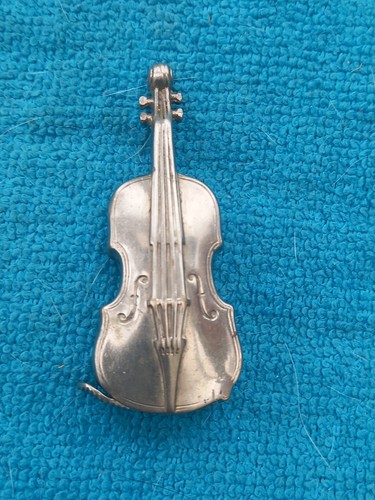 Vintage silver plated violin - vintage,