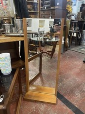 Mid century teak mirror with - mid,