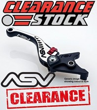 Yamaha MT07 2014-2025 ASV C5 Short Front Brake Lever - Black + Silver