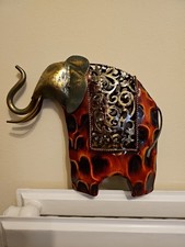 Elephant Home Decor Ornament Metallic Elephant Sculpture TooartsMetal Sculpture 