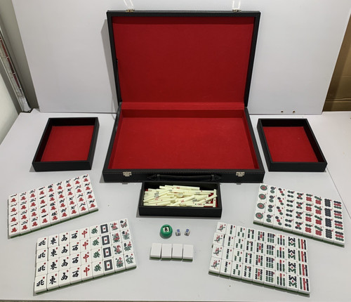Mah jong set 144 tiles - mah,