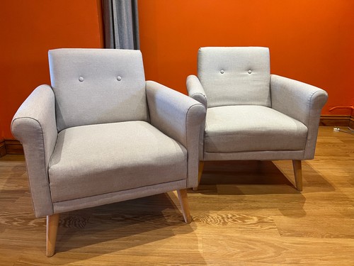 Pair habitat evie armchairs - of,