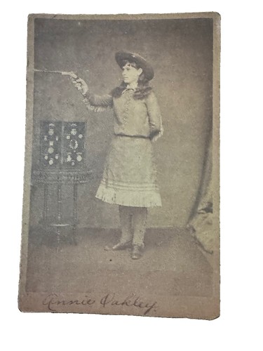 Antique annie oakley cabinet - annie,