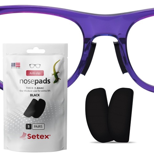 Anti slip eyeglass nose pads - eyeglass,