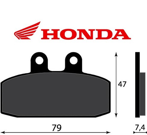Front brake pads honda - front,