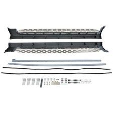 Black Silver Running Board for