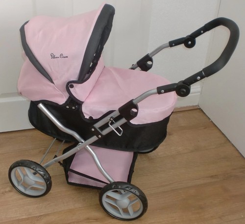 Silver cross pink black - silver,