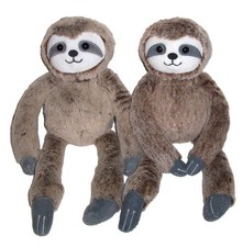 LOT OF 2 17" Cloud Island Target Brown Sloth Plush Stuffed Animal 2021 Lovey
