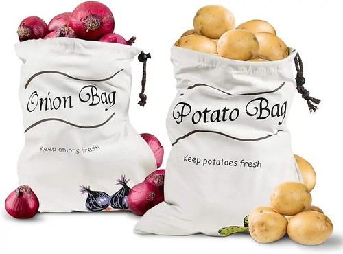 Onion and potato storage - onion, bag