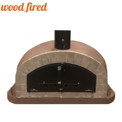 Brick wood fired pizza oven - fired,