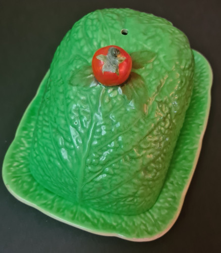 Vintage green cabbage butter - vintage,