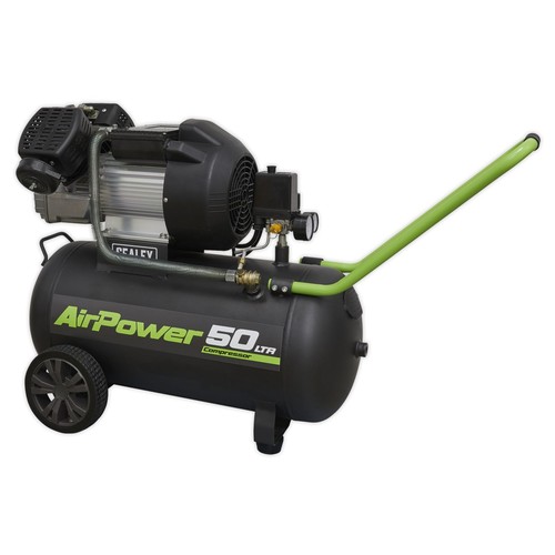 Sealey compressor 50ltr twin - 50ltr, v-twin