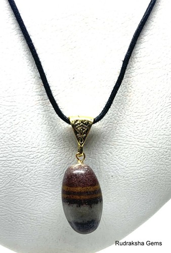 Shiva narmada lingam pendant - shiva,