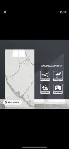 Marble look waterproof wall - marble-look, &
