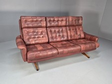 Vintage Danish 3 Seat Sofa