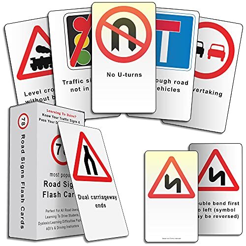 Road signs flash cards - signs,