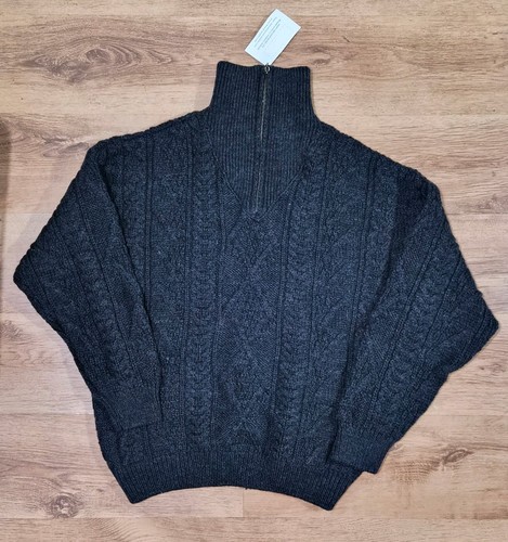 Aran crafts wool zip - aran, 1/4