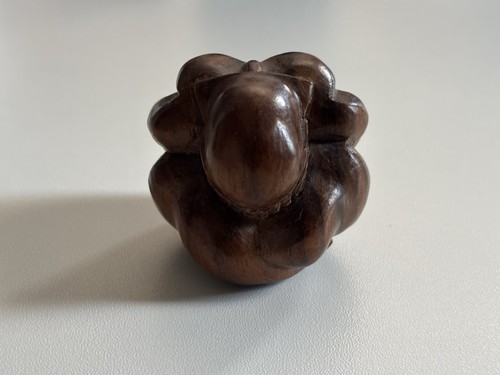 Vintage hand carved wooden - hand,