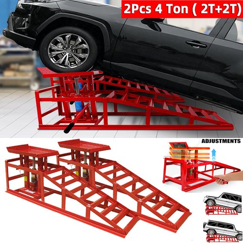 Ton hydraulic car ramps - 4,