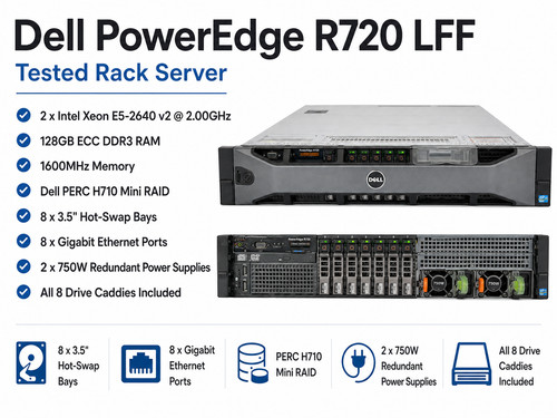Dell poweredge r720 - poweredge, 2u