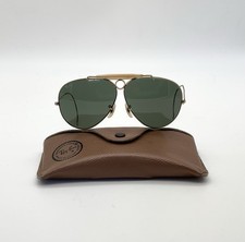 Occhiali da sole Bausch & Lomb Ray-Ban Shooter 62 1/30 10K GO vintage USA