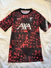 Liverpool FC Pre Match Shirt  Shirt was worn during the 2020 / 2021 season